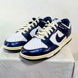 Nike Dunk Low Women's 11 PRM Midnight Navy Blue White Coconut Milk FN7197-100